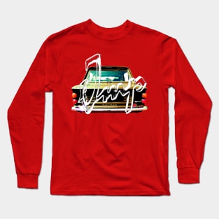 Hillman Imp 1960s British classic car and logo Long Sleeve T-Shirt